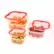 LOCK & FIT SQUARE FOOD BOX (Set of Three) 0,7+1,3+2,4 L-1