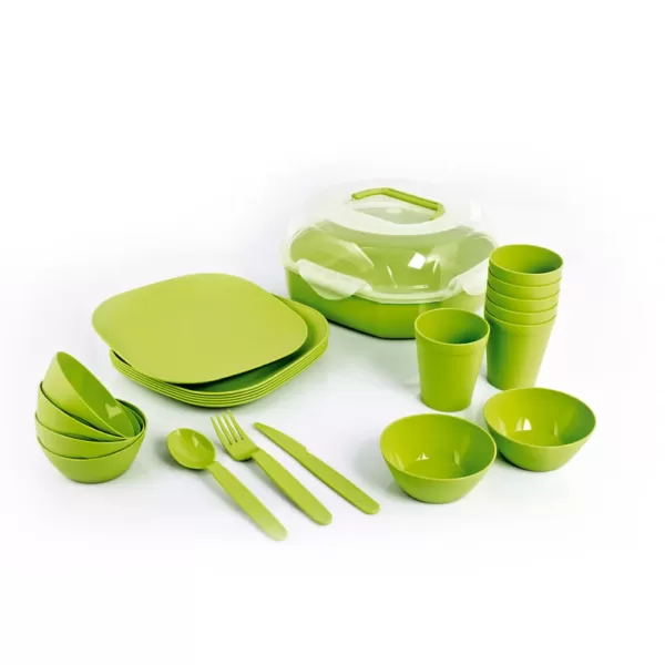 UCSAN PLASTIC Premium Picnic Set with Bowl (6 Person & 38 pcs)