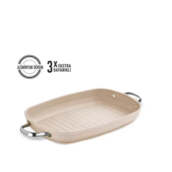 Korkmaz Granita Practical Grill Frypan 35X25 cm