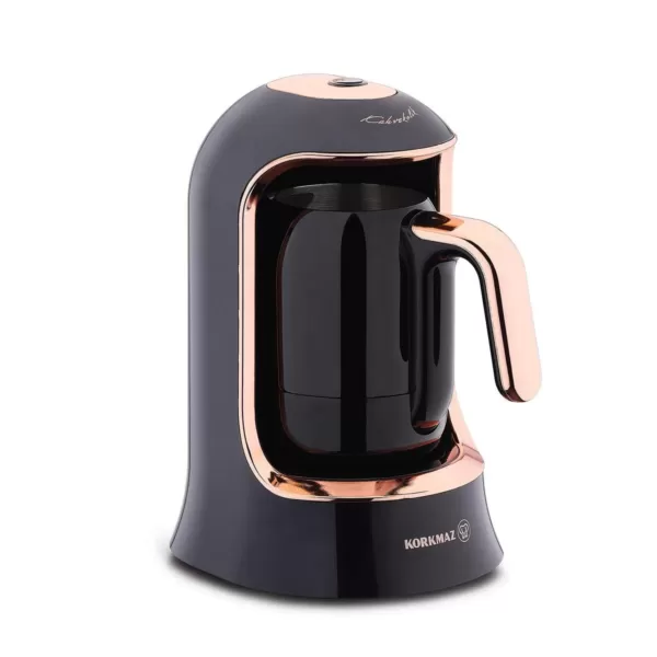 Korkmaz Kahvekolik Turkish Coffee Maker 400 Watt – Black/Rose