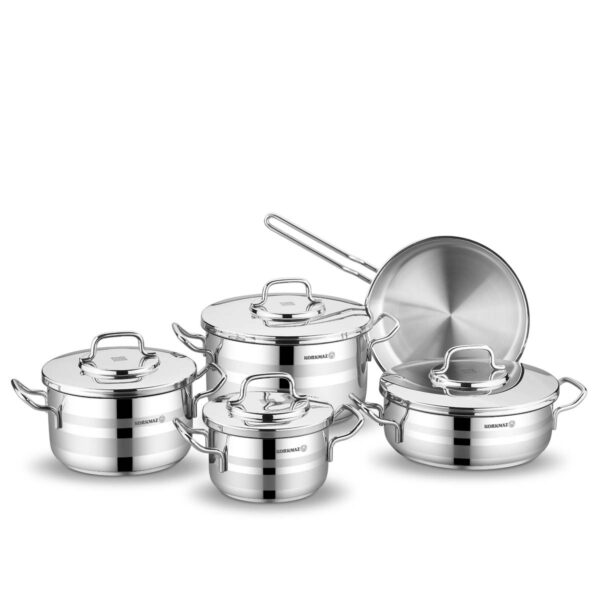 Korkmaz Astra2 9 Piece Cookware Set